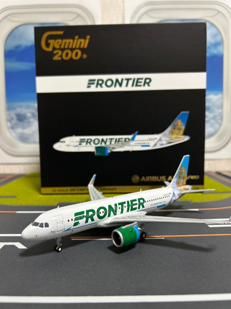 フロンティア A320neo プレーリードッグ柄 Gemini 200