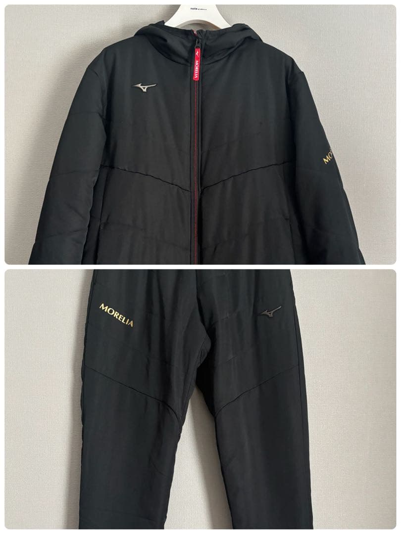 【上下セット】MIZUNO モレリアウォーマージャケット＋ウォーマーパンツ