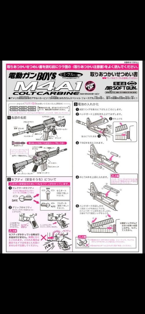 美品　東京マルイ　カスタム品　M4A1 電動ガン　金属ピニオンギア　初速アップ品