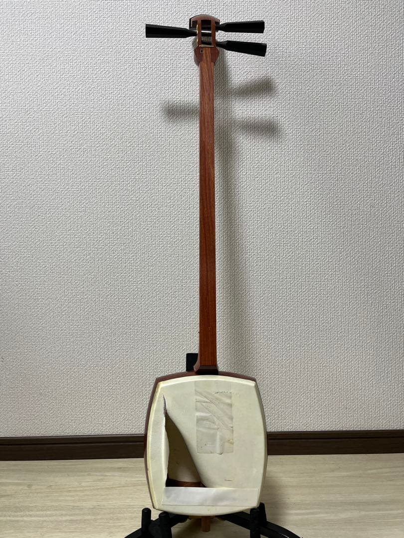 三味線 本体 撥+ケース付き