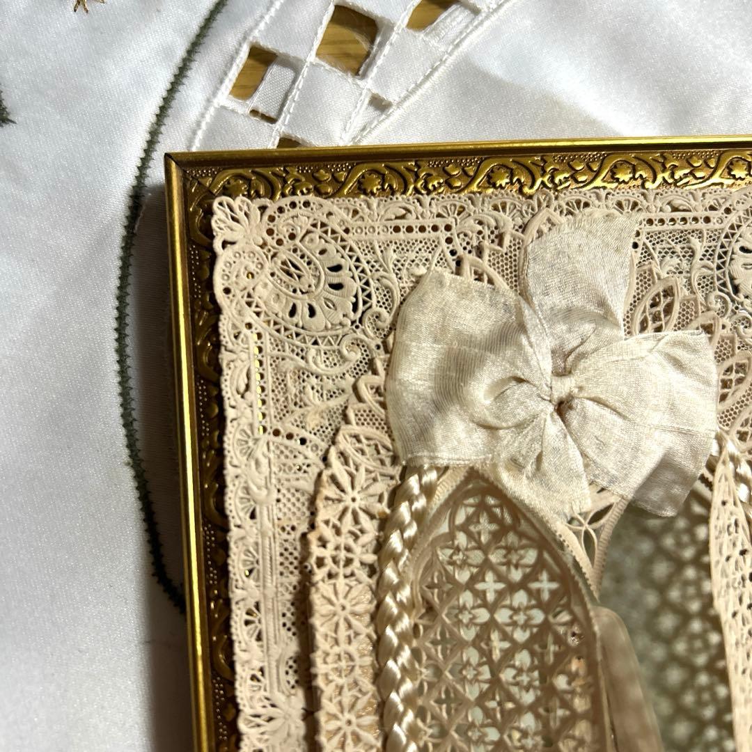 【✨破れなしの美品✨】✳︎フランスアンティーク コミュニオンのカニヴェ✳︎
