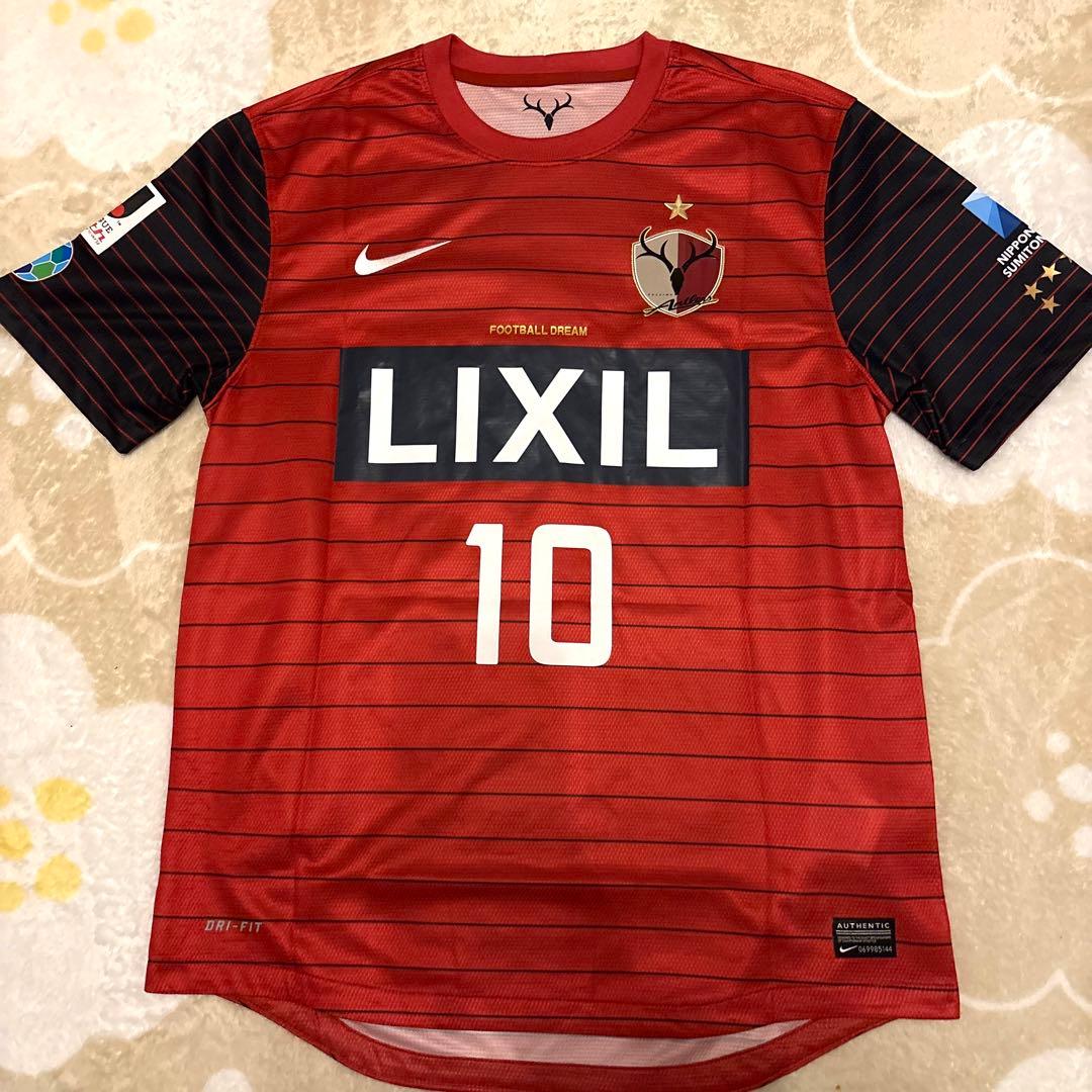 鹿島アントラーズ 2013年 ユニフォーム 10番 本山雅志 L