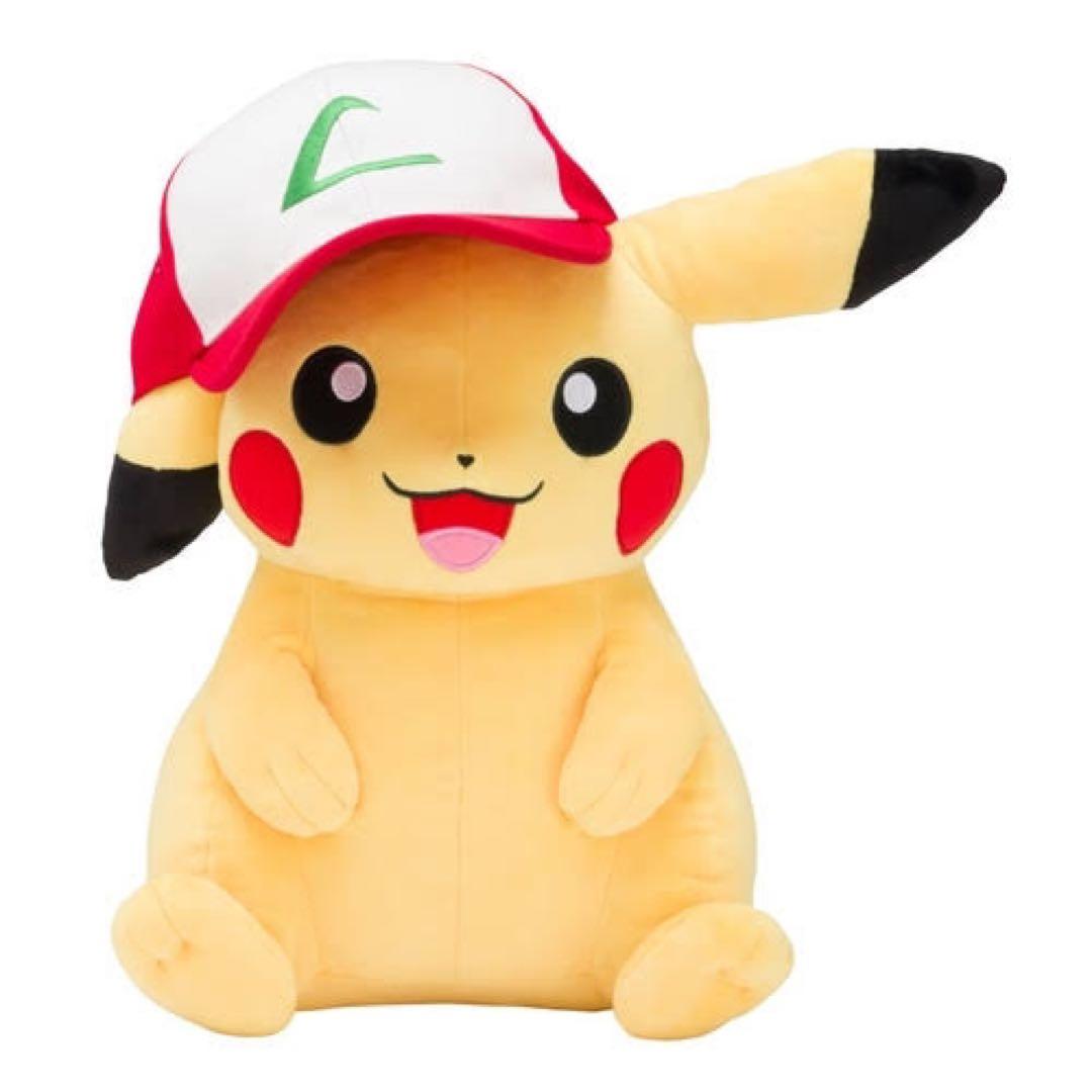 ぬいぐるみ　ピカチュウ　ぼうしをかぶったピカチュウ　2017年　サトシのぼうし