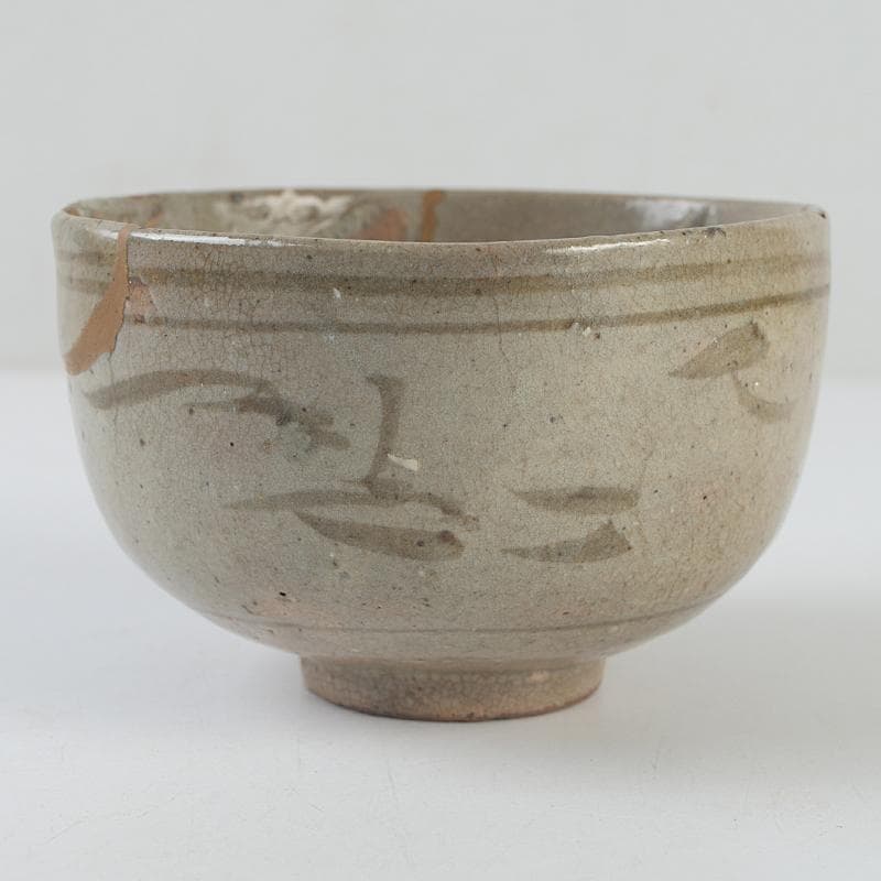 桃山時代　古唐津　木原窯　木原茶碗　時代箱付　M　R9111