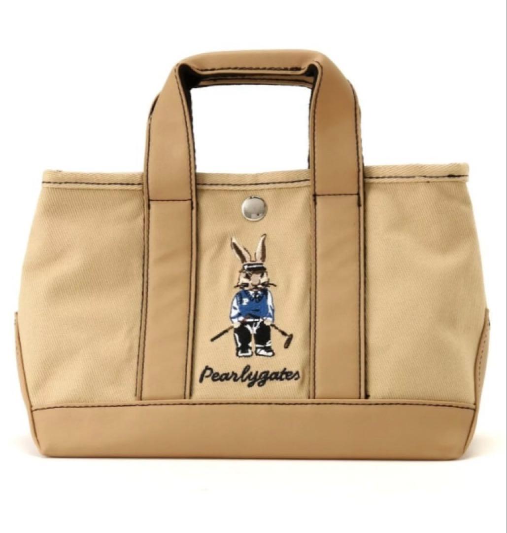 新品 PEARLY GATES カートバッグ ラビットカートBAG ベージュ