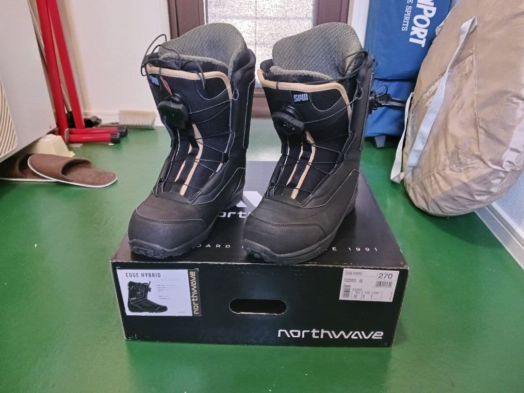 美品　24-25 ノースウェーブ　EDGE HYBRID 27cm グラトリ