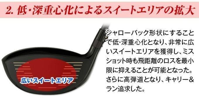 レフティ【 新品】ドライバー マキシマックス ブラックⅡ 三菱飛匠シャフト