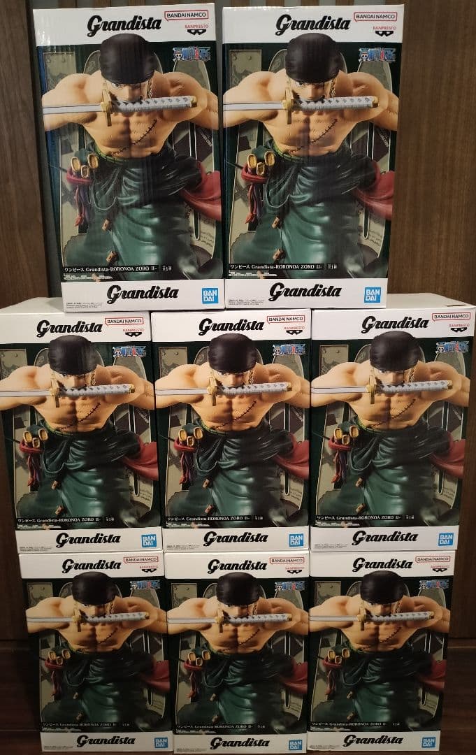 Grandista ロロノア・ゾロ Ⅱ フィギュア8体セット