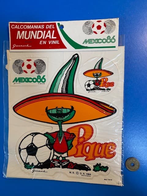 【価格交渉喜んで】【超レア】86' メキシコ FIFA　オフィシャル・ステッカー