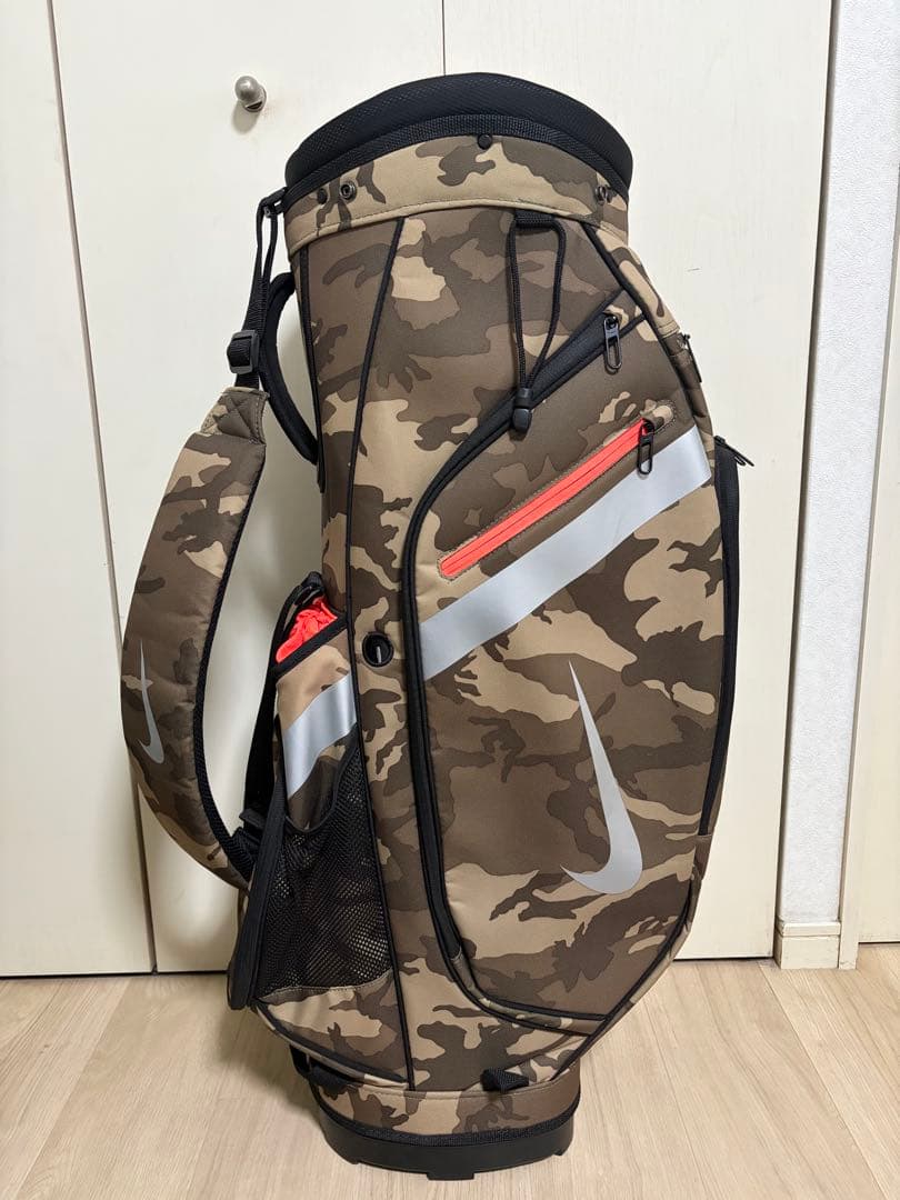 美品　希少レア　ナイキ　NIKE 迷彩　カモ　キャディバッグ