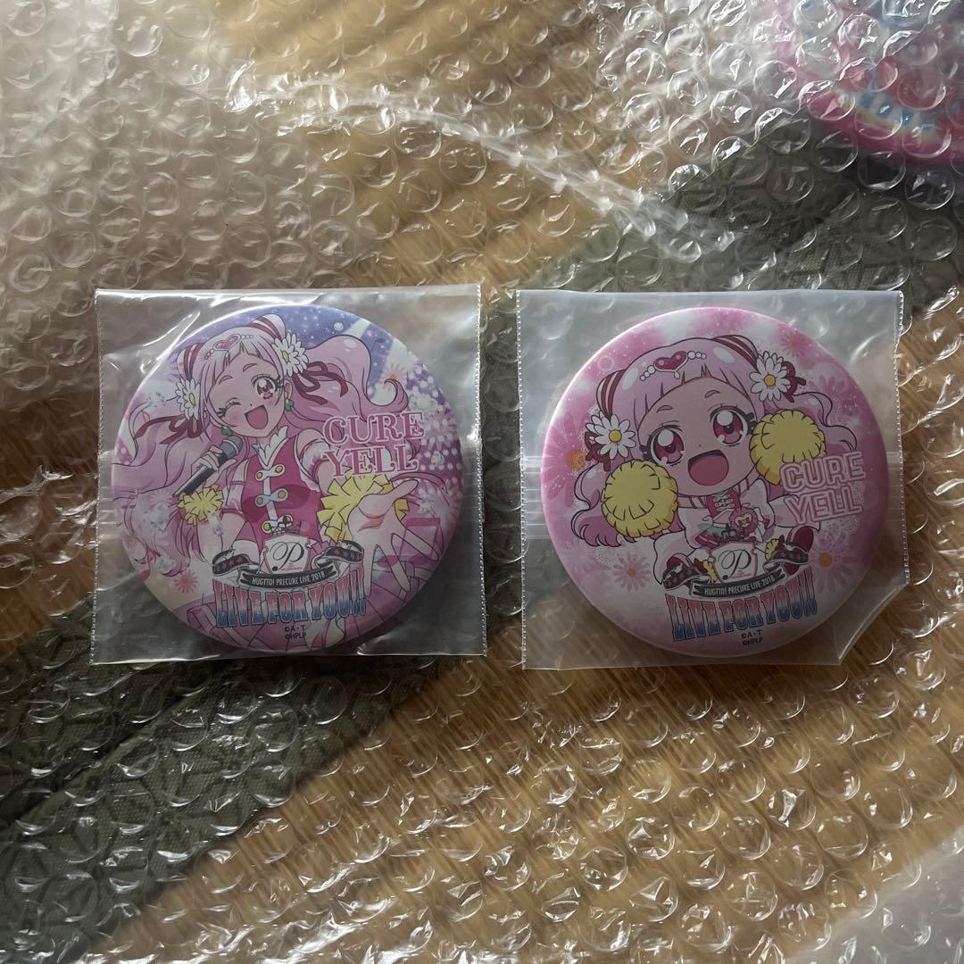 プリキュアライブ　キュアエール　缶バッジ