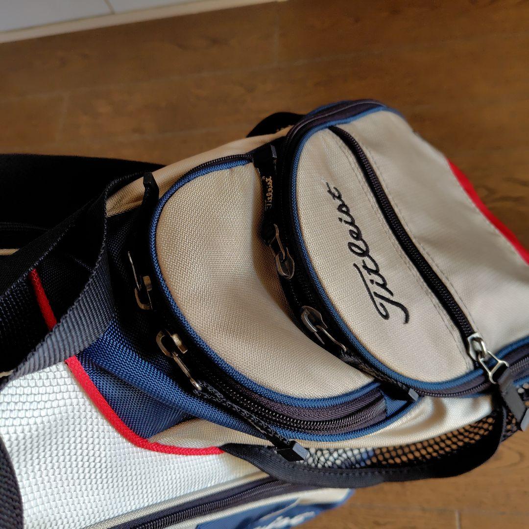 Titleist キャディバッグ　スタンド式 ネイビー/ホワイト