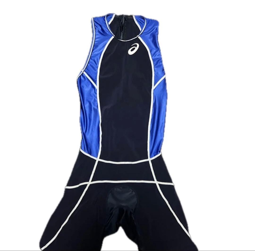 ASICS トライアスロンウェア 黒/青