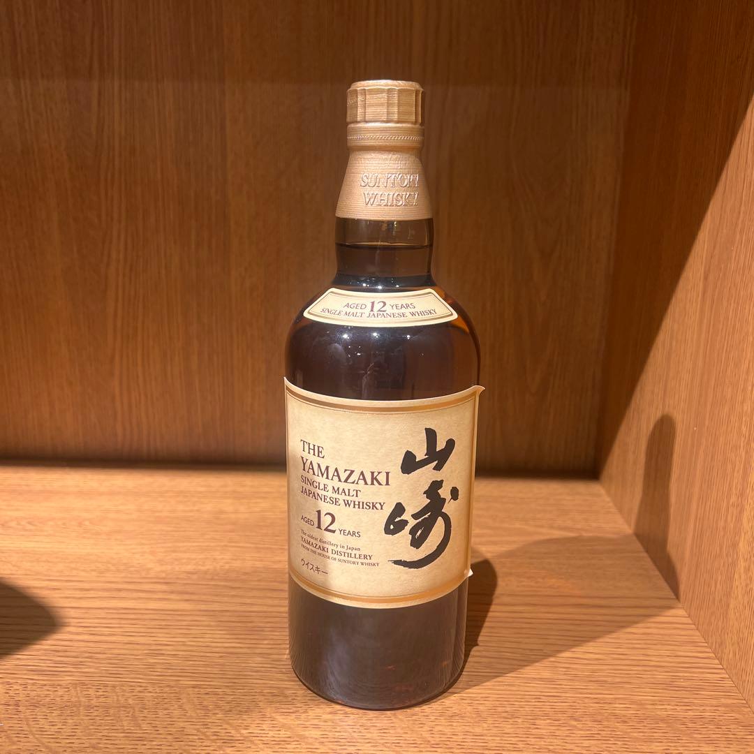 山崎 12年 シングルモルトウイスキー 箱無し