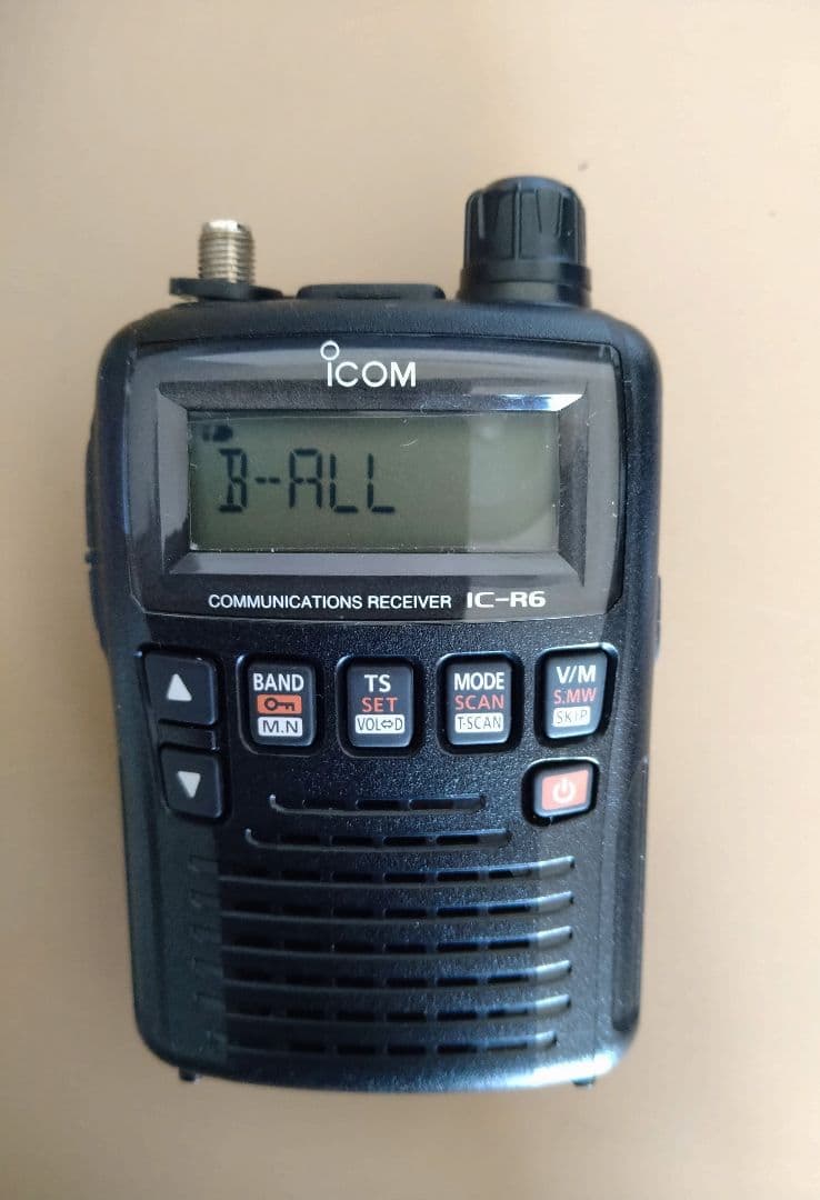 現行型　ICOM IC-R6 新品同様 広帯域受信機