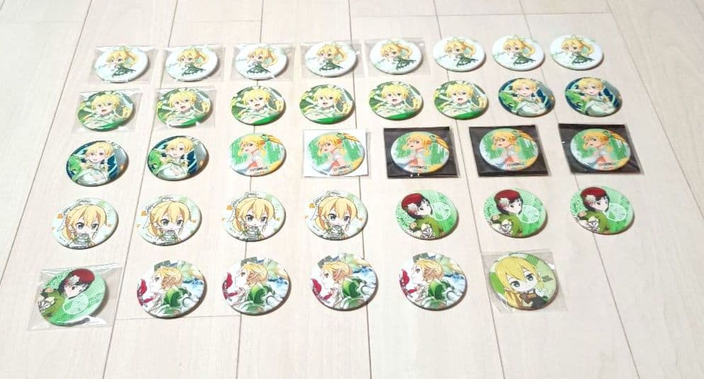SAO　ソードアート・オンライン　リーファ　缶バッジ　36個セット