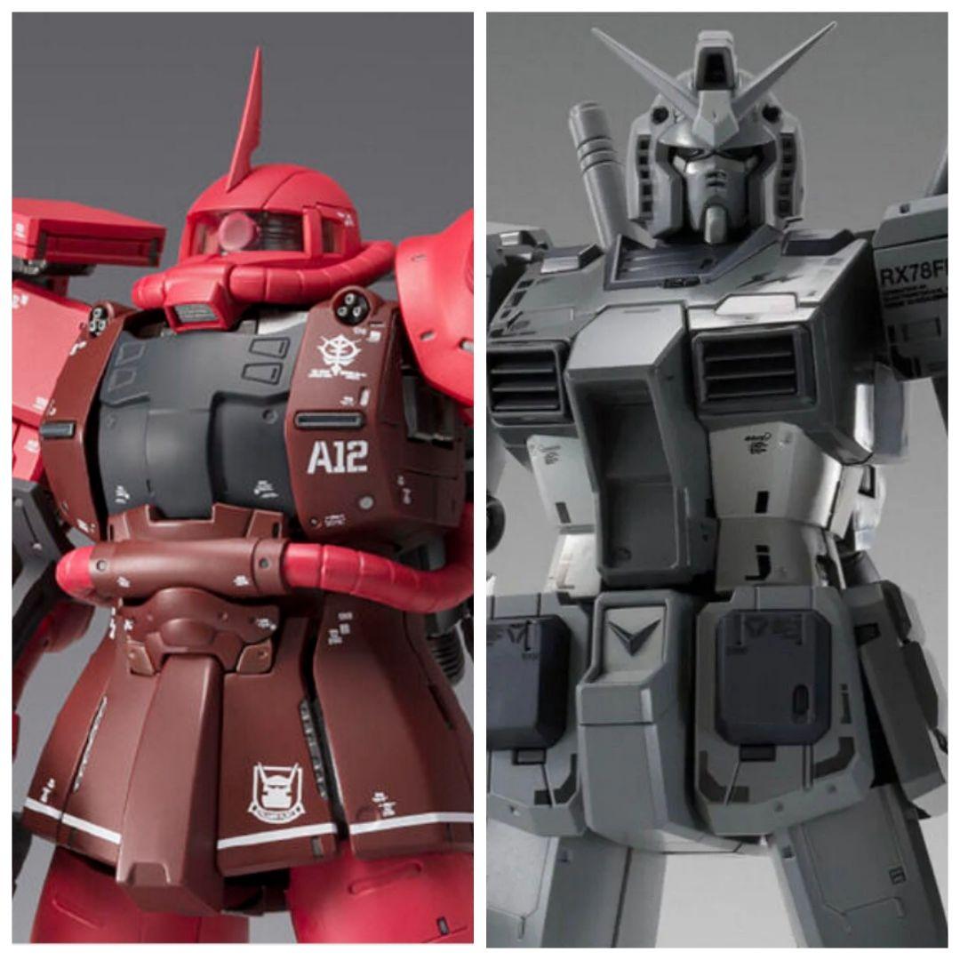 未開封GFFメタルコンポジット シャア専用高機動型ザクII＆RX78FRGMT