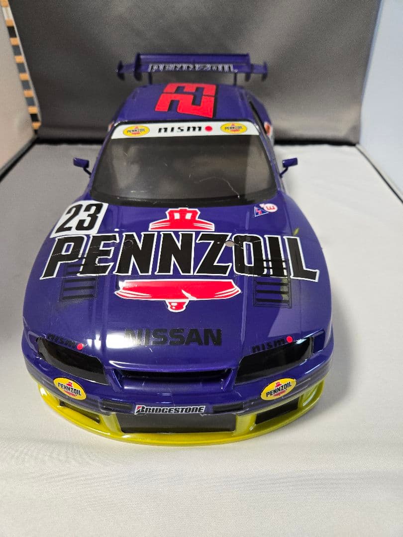 ニッサン ペンズオイル ニスモ　RCカー ボディ1/10、シャーシ、プロポ付き、