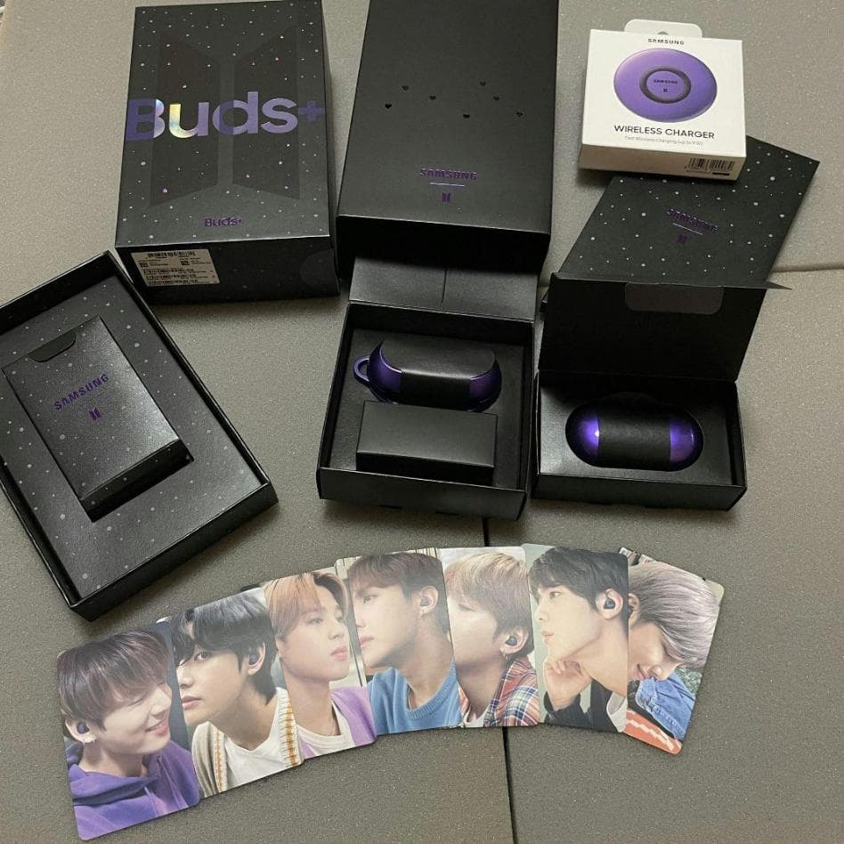 新品未使用　Galaxy Buds+ BTS Edition　FC限定特典つき