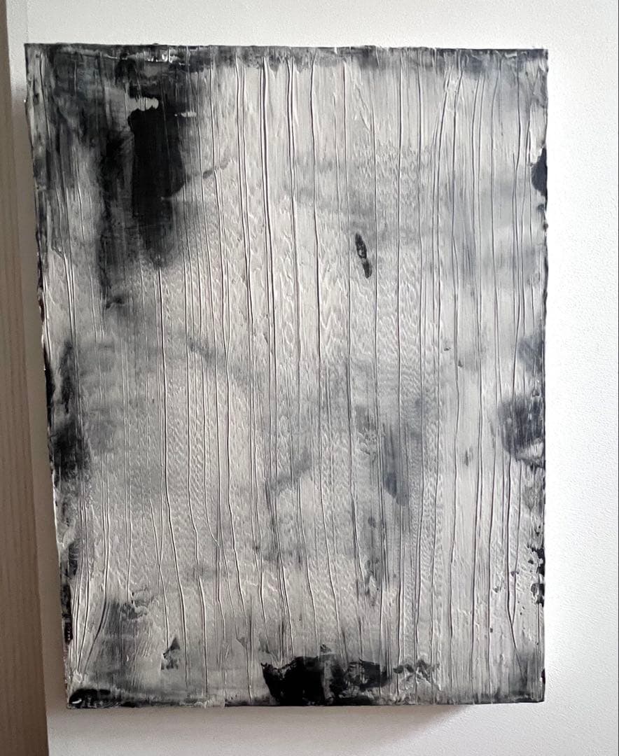cassina購入アート山野辺英明　抽象画　キャンバス80×60 カッシーナ