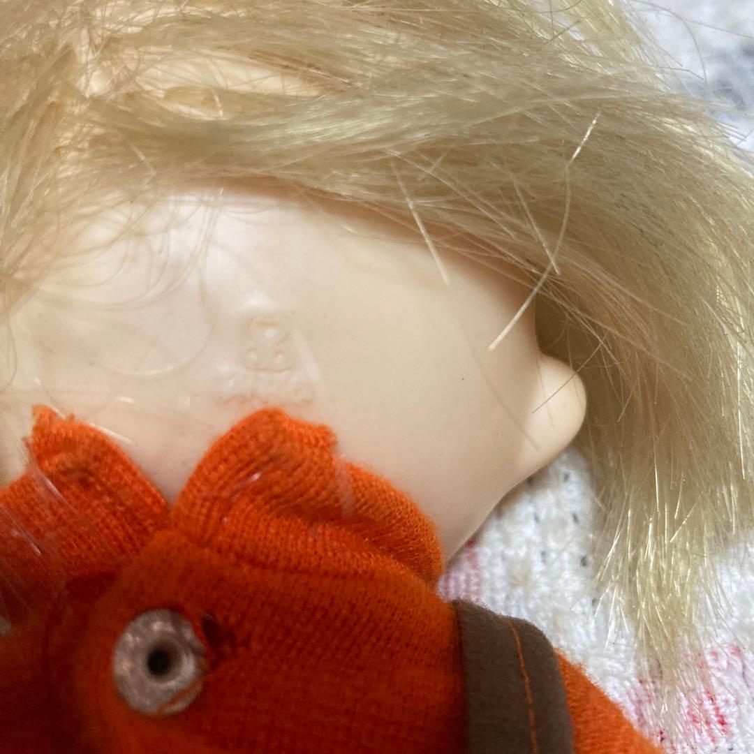 サンリオ　昭和レトロ　ヴィンテージ 人形　ソフビ　中古品　サンリオ旧ロゴ刻印