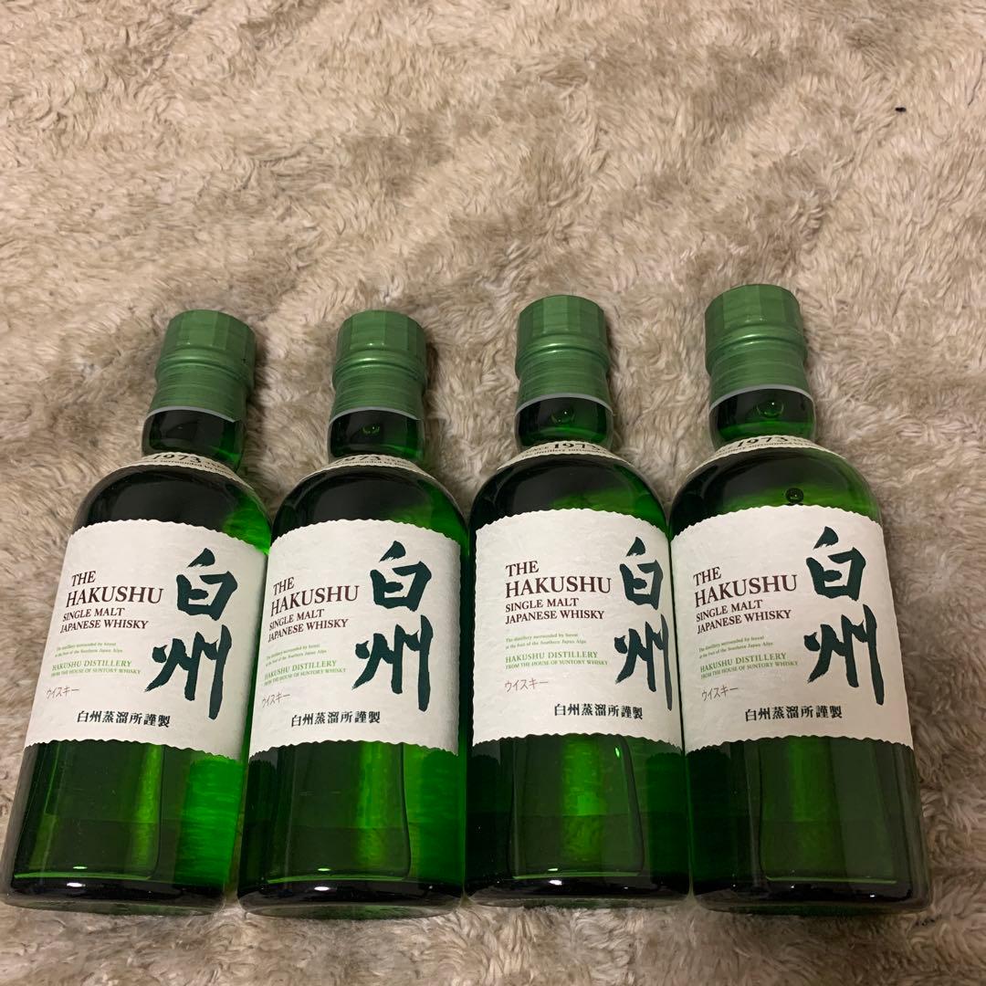 ☆土日限定値下げ☆白州 シングルモルトウイスキー 180ml 4本セット