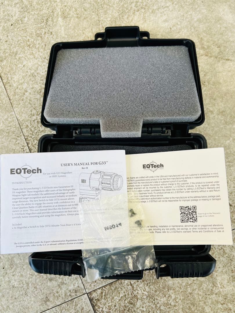 EOTech G33 実物　STS TAN マグニファイア　イオテック　官給