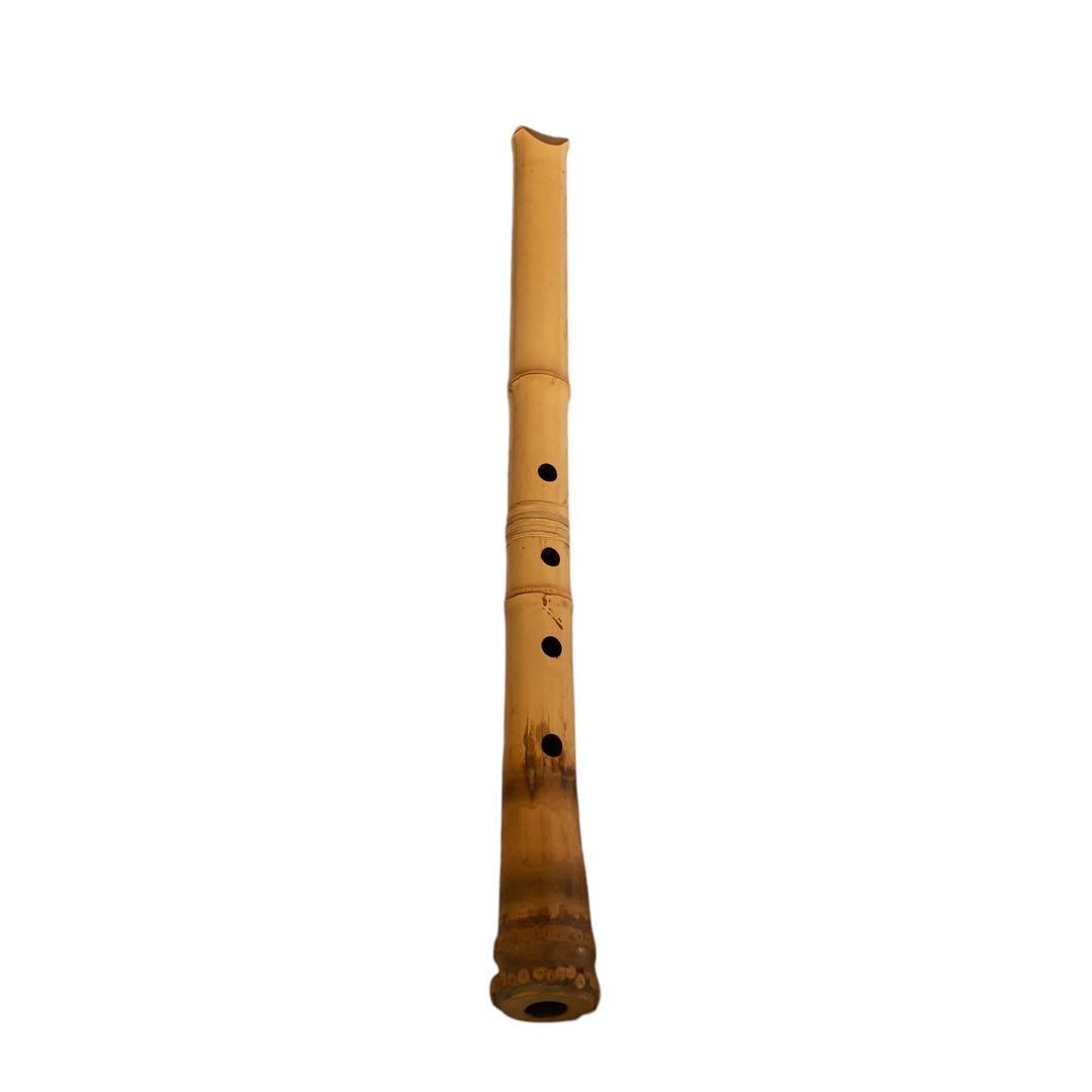 動作保証　尺八　銘あり　岳？　藤巻　約51cm