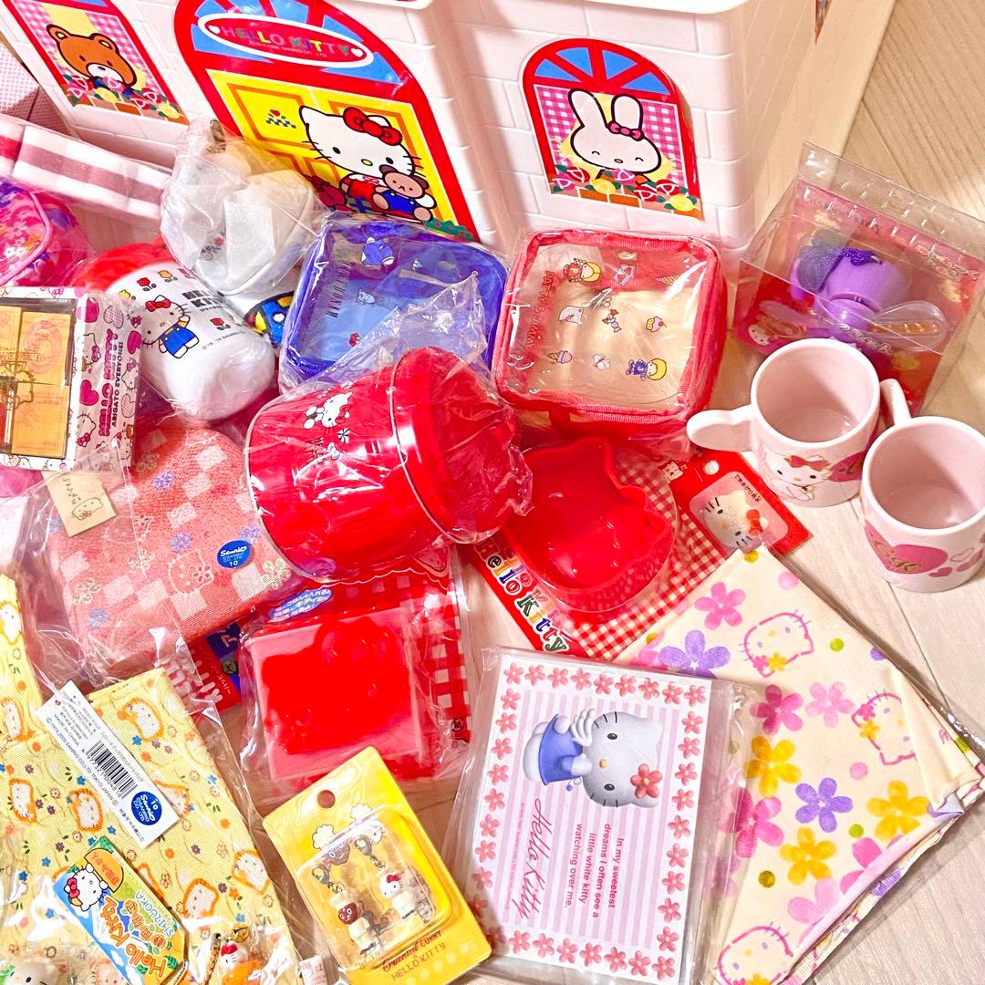 大量！サンリオ キティ 家 収納ボックス ケース まとめ売り ご当地キティ 他