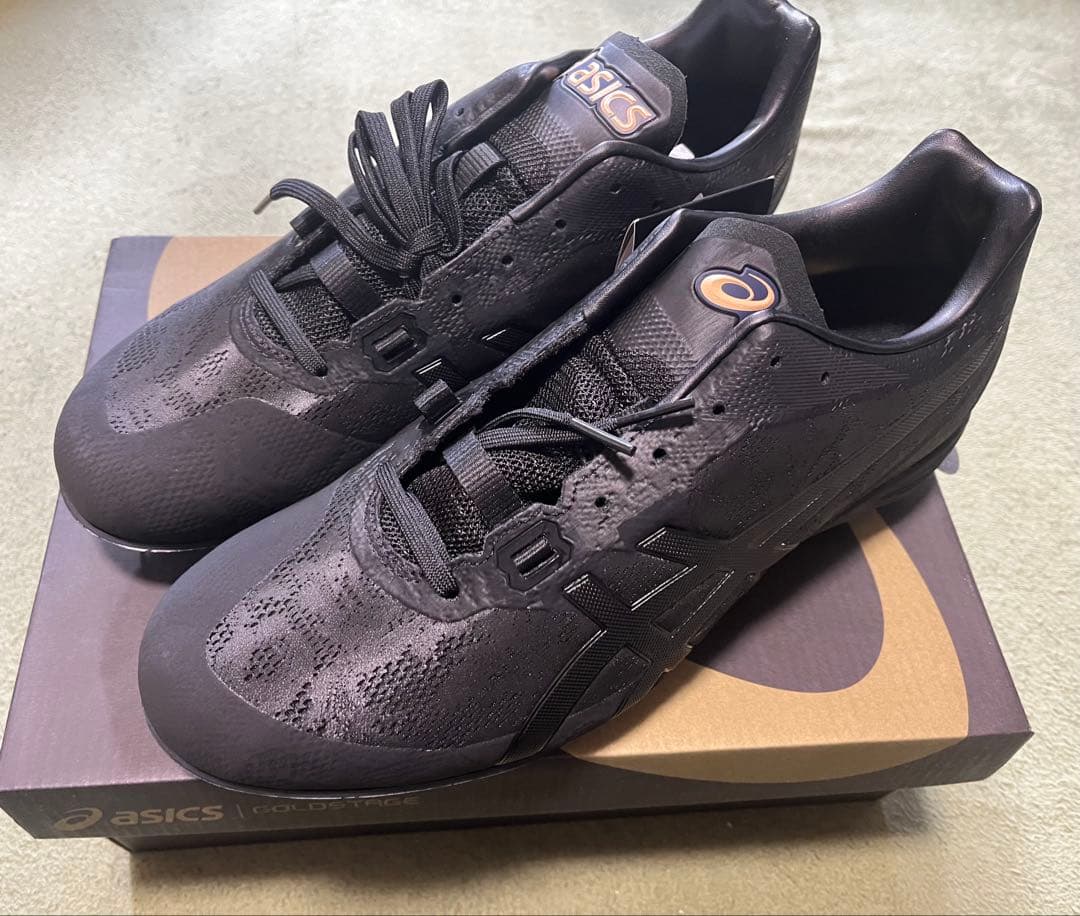 【新品未使用】asics アシックス　GOLDSTAGE 野球スパイク27.5