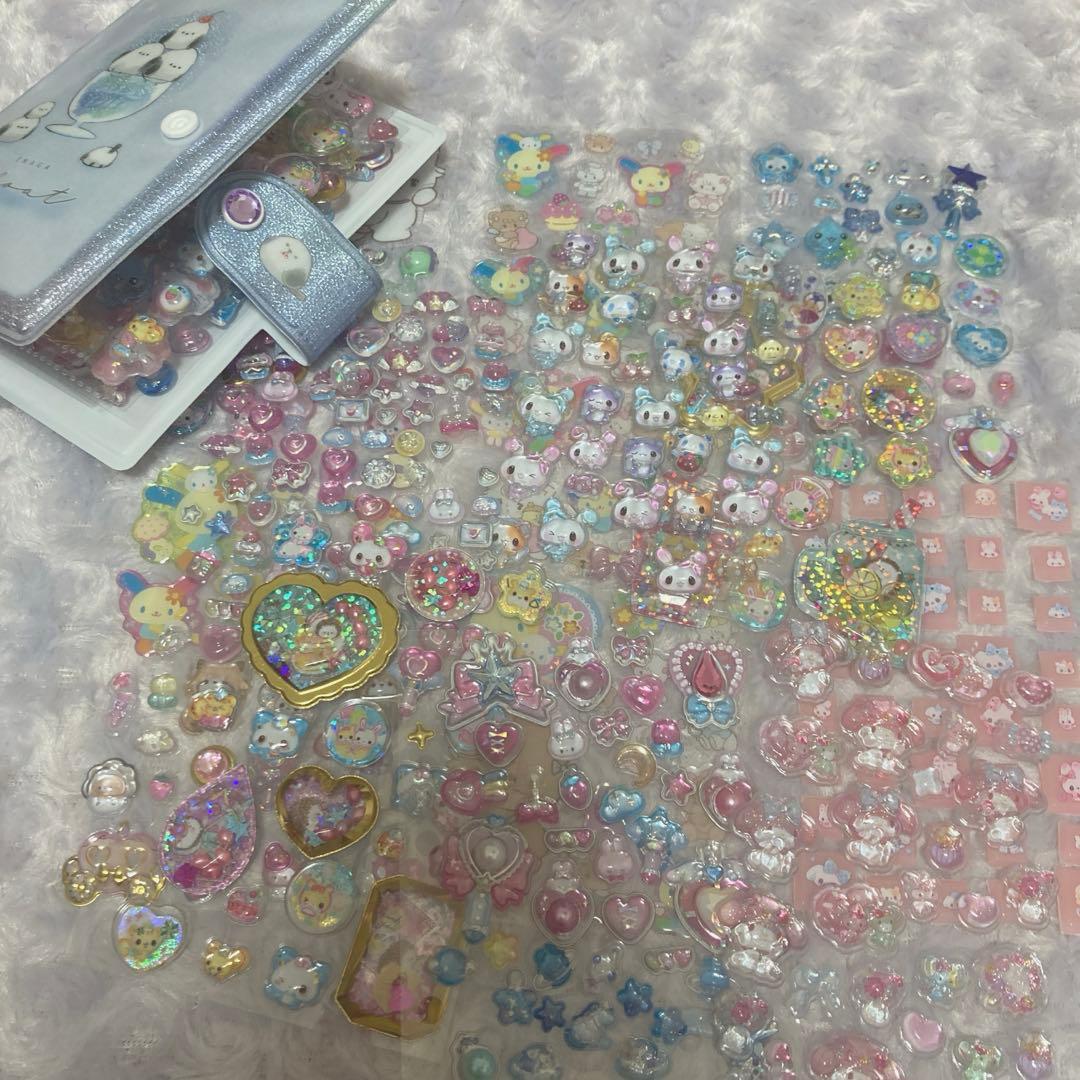 シール帳　完成品　シールバインダー　ぷっくりシール 大量 台紙27枚分