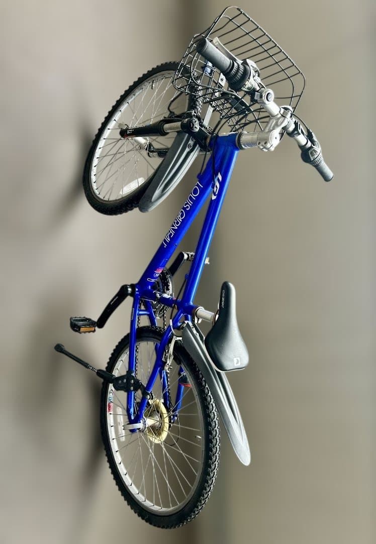 ルイガノ LOUIS GARNEAU 24インチ 自転車前カゴ泥除けスタンド付