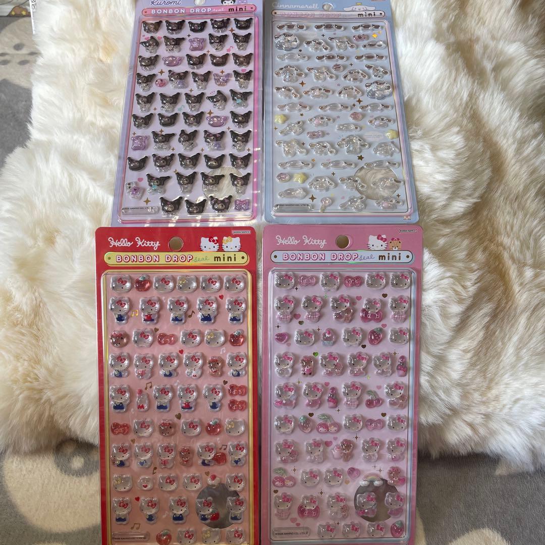 BON BON DROP ハローキティ クロミシナモンデザイン 4シートセット