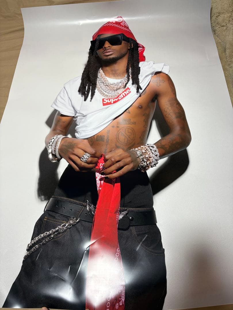 Supreme × Playboi Carti ポスター　1枚