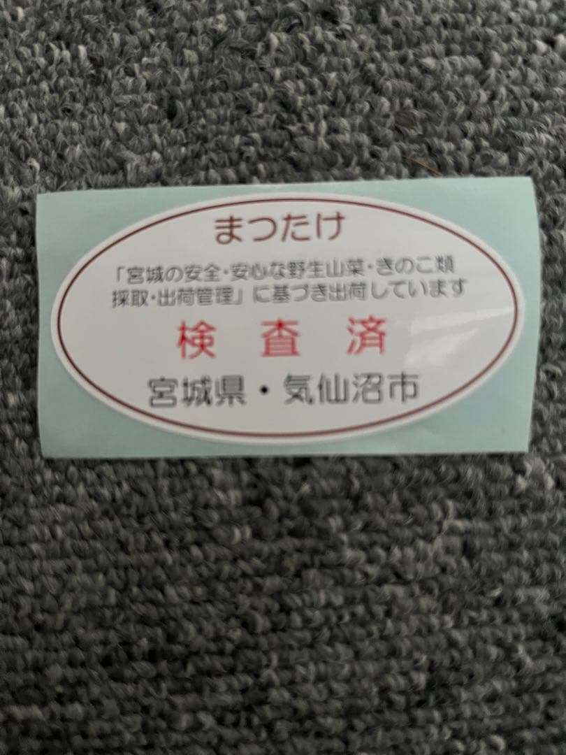 気仙沼産松茸
