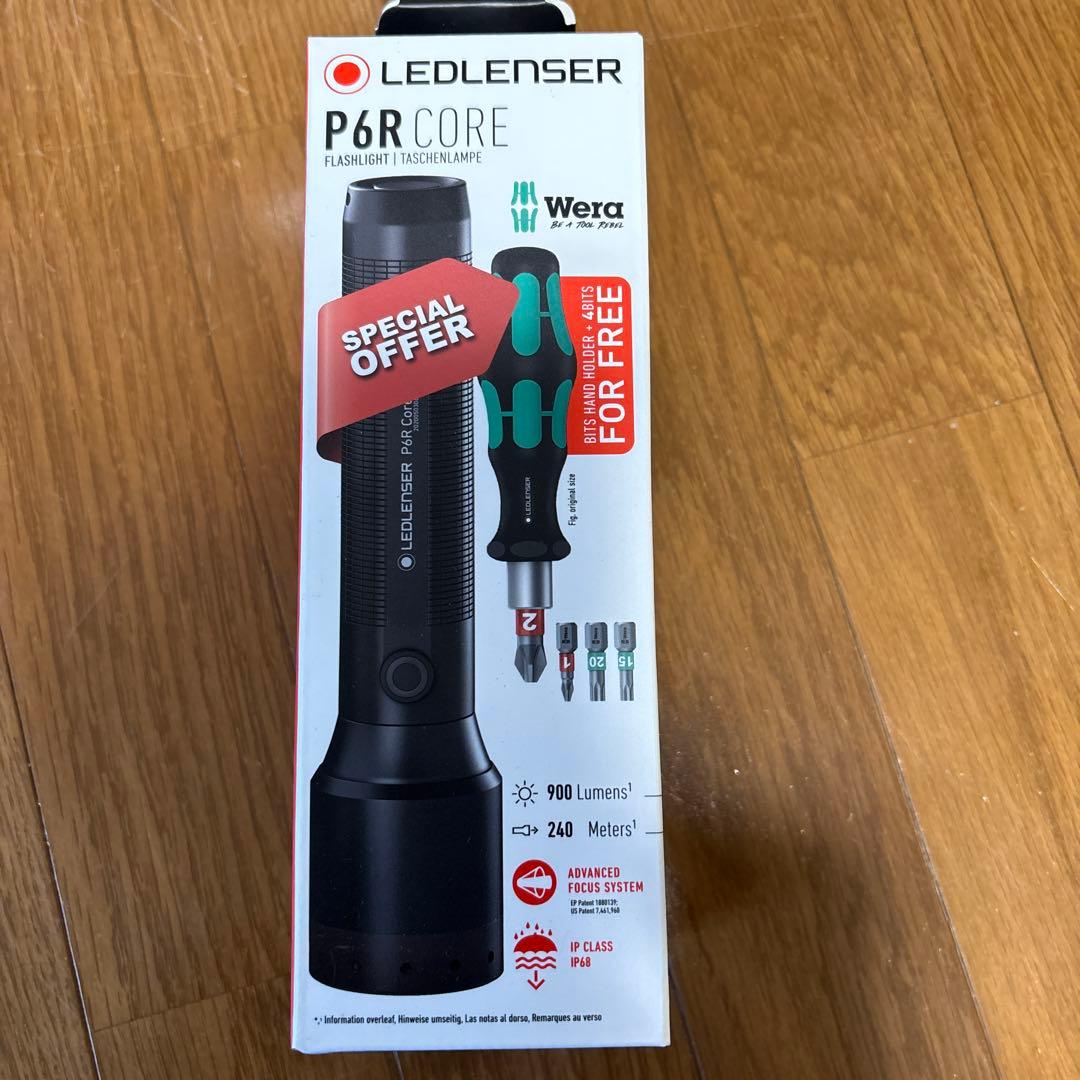 LEDLENSER P6R レッドレンザーフラッシュライトWeraドライバー付き