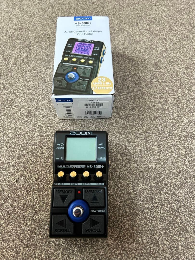 ZOOM MS-80IR+　アンプシミュレーター
