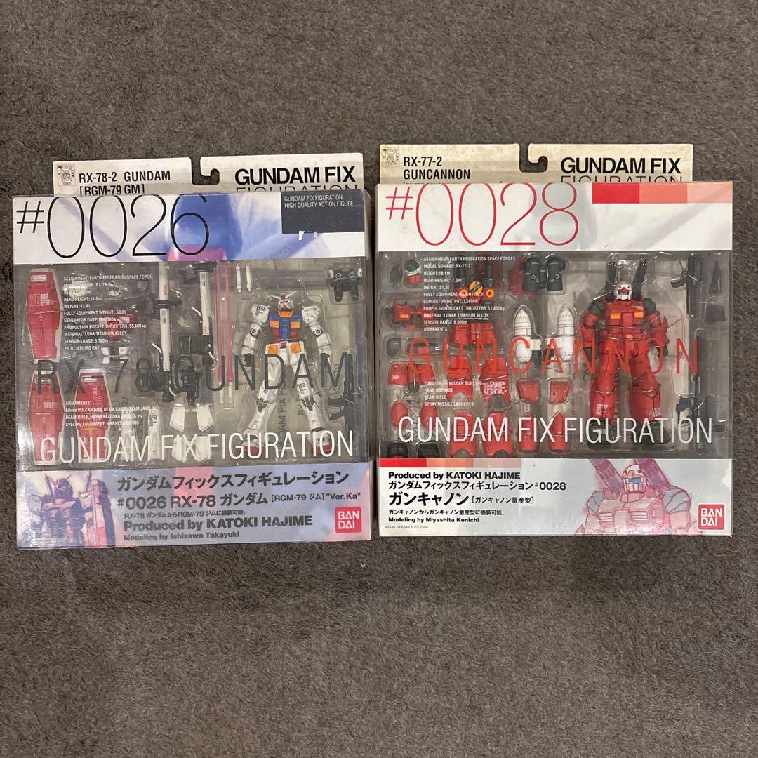 GFF ♯0026 ガンダム　♯0028 ガンキャノン　2体まとめ売り