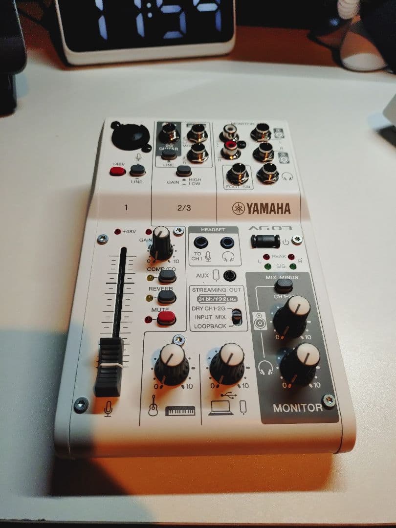 YAMAHA オーディオインターフェース AG03MK2