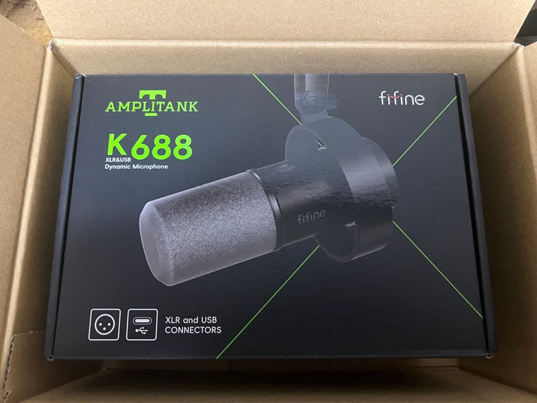 fifine K688 ダイナミックマイク