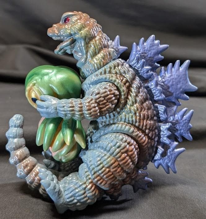 飛行ゴジラ＆ミニヘドラ（マーミット）ソフビ 怪獣天国ベビー ヘドゴジセット