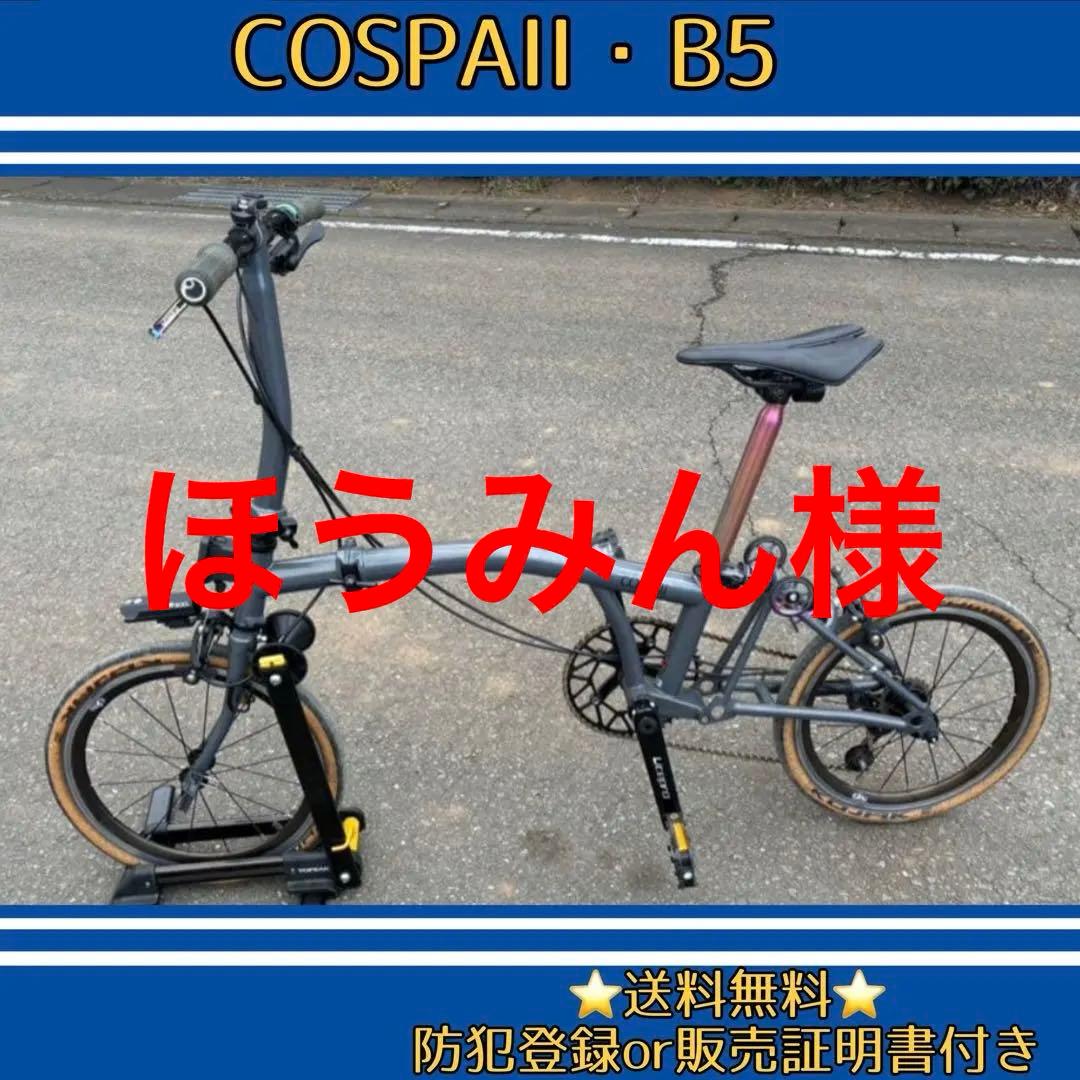 折りたたみ自転車　 COSPAII B5 カタツムリ　カスタム 送料込み