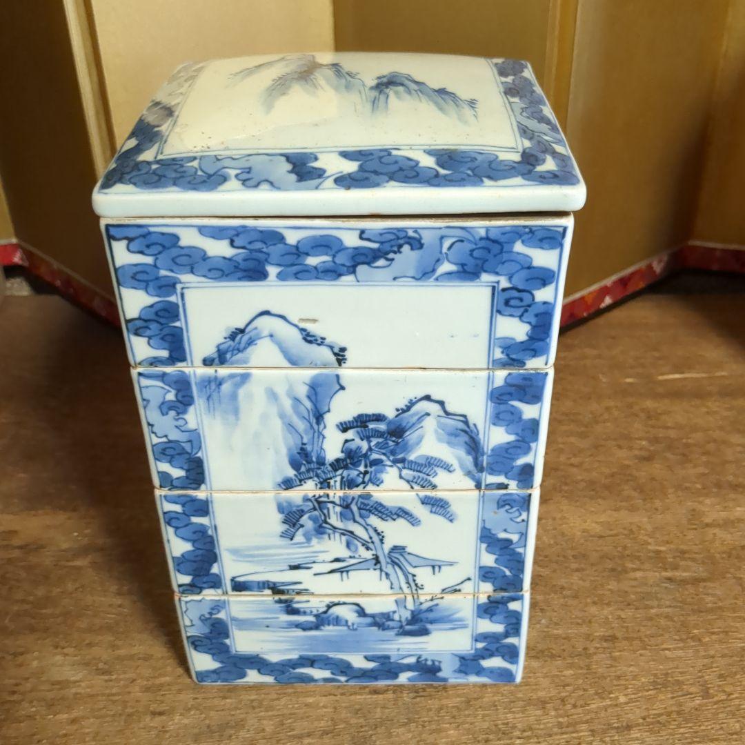 湖東焼　段重