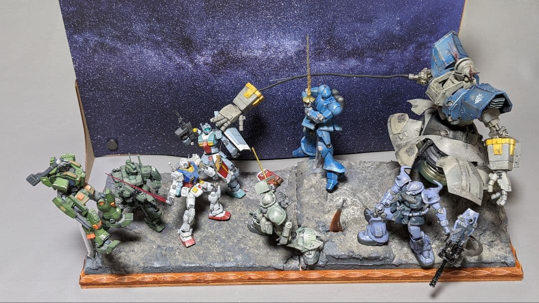 B*f様 ジオラマ　ガンプラ