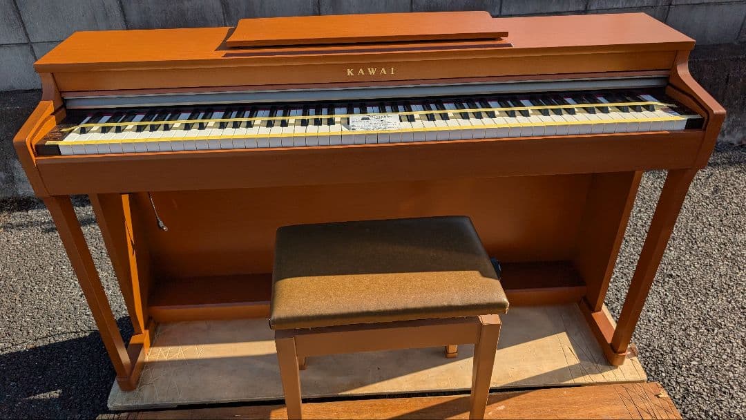 送料込み KAWAI 電子ピアノ CN25C 15年製 激激可愛いチェリー
