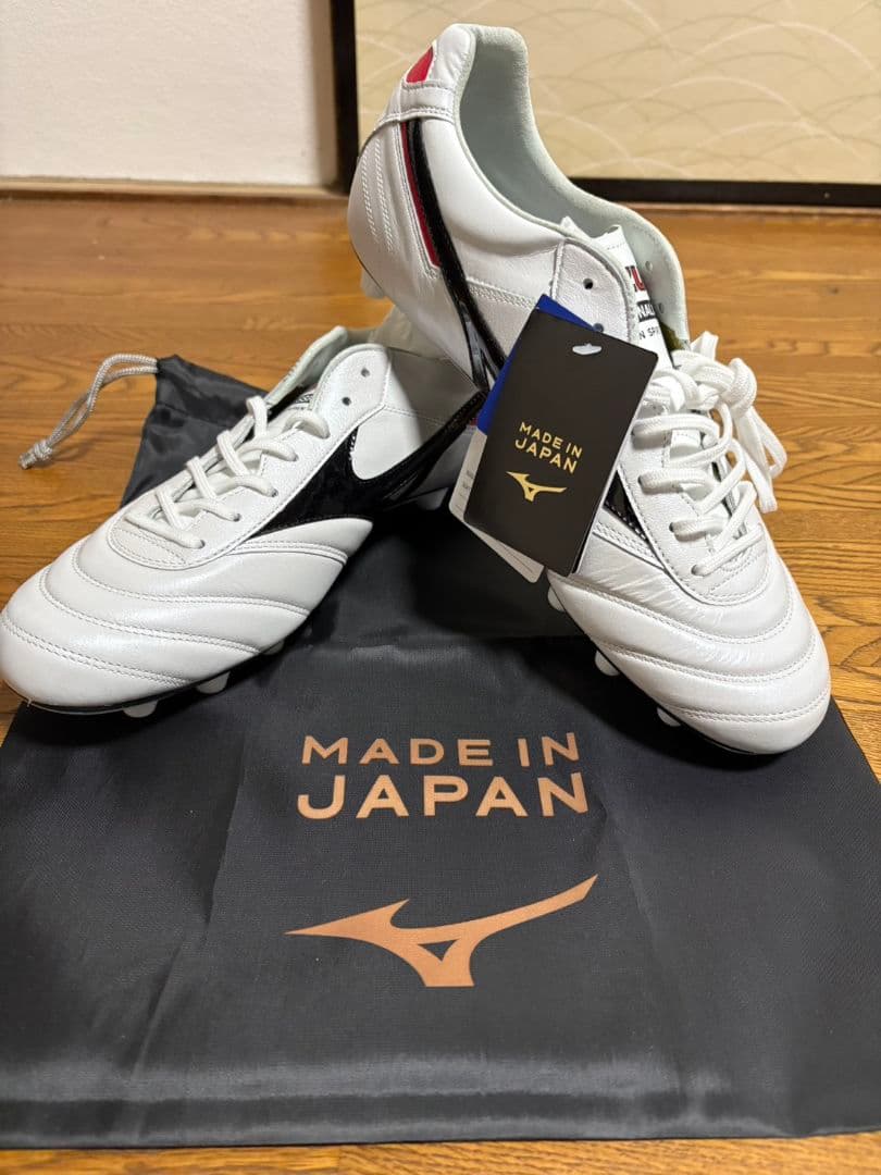 【新品未使用】ミズノ モレリア2 JAPAN ホワイト [サイズ：29.0cm]