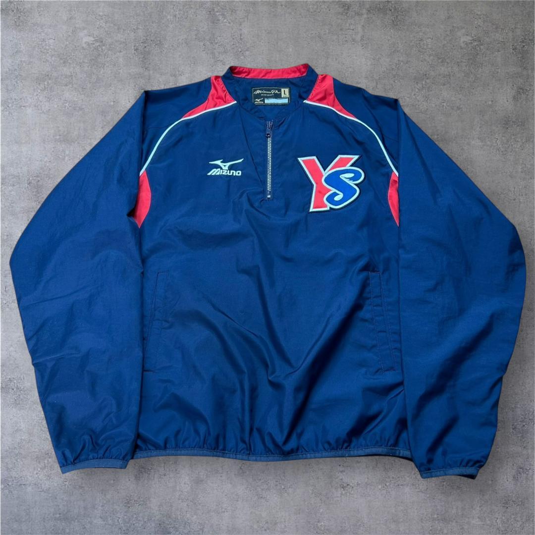 MIZUNO ミズノプロ 野球 ヤクルトスワローズ ウィンドブレーカー L