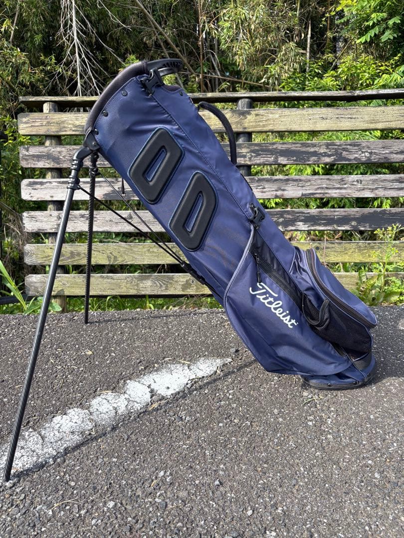 Titleist ネイビー ゴルフバッグ スタンド式