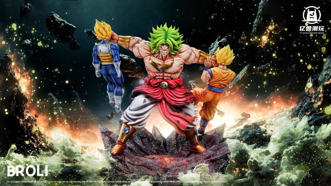 ドラゴンボール 孫悟空 ブロリー ベジータ フィギュア ガレージキット