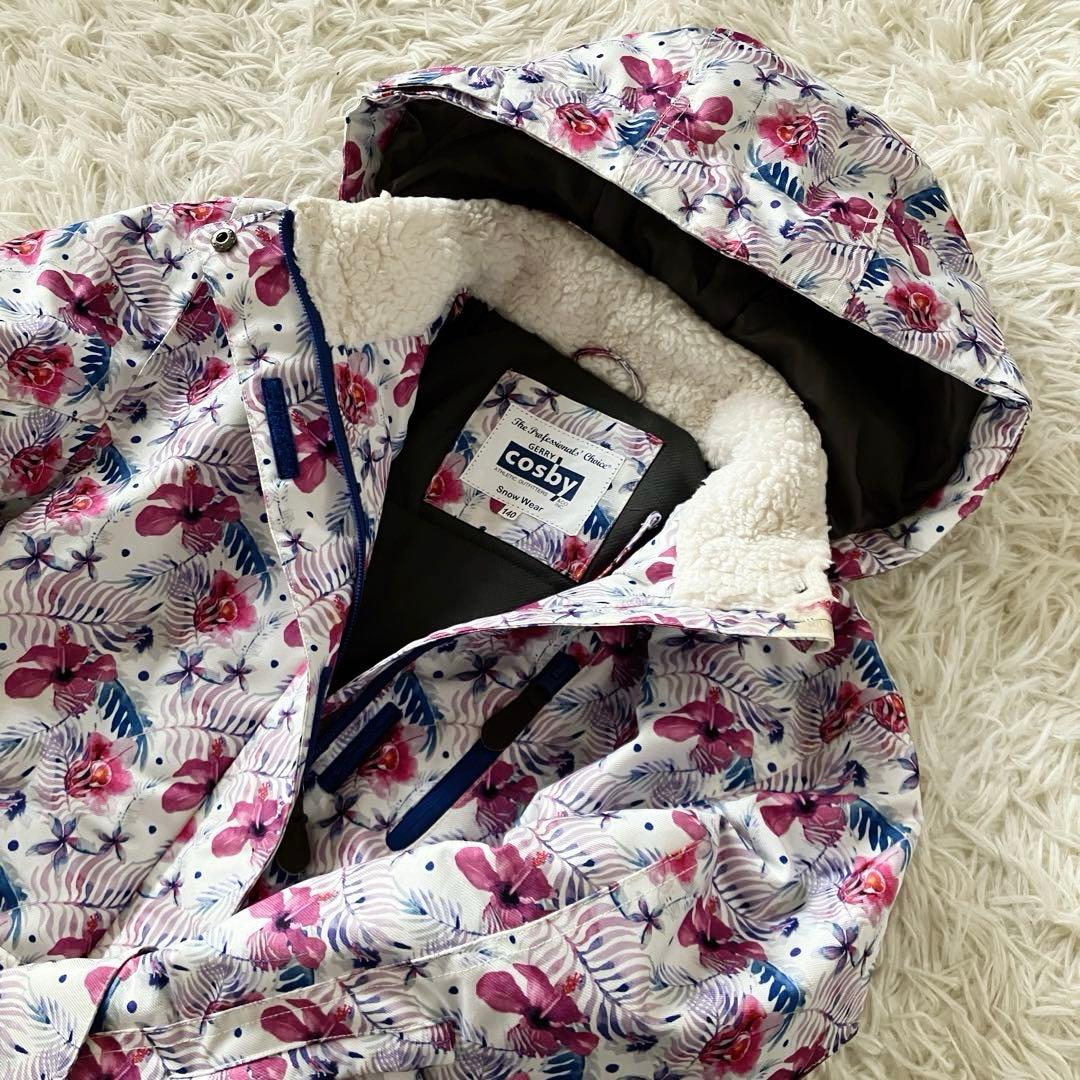 #14B✨COSBY×ROXY✨スキー スノボ ウェア 上下セット140 キッズ